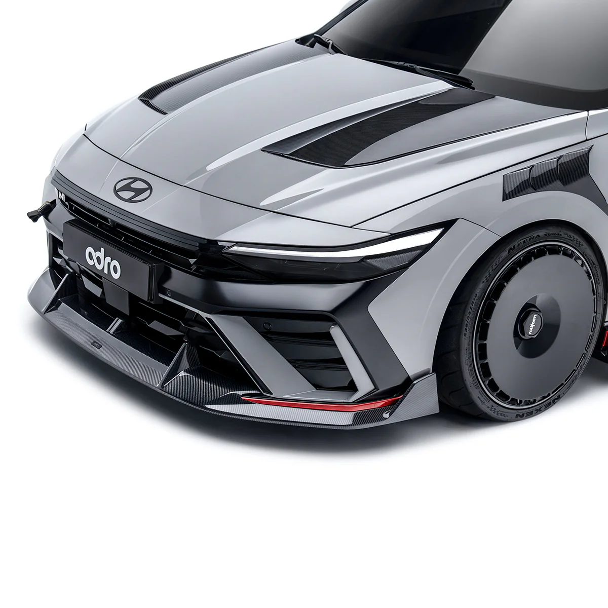 HYUNDAI ELANTRA N (FINAL EDITION) PREPREG CARBON FIBER HOOD - Image 3